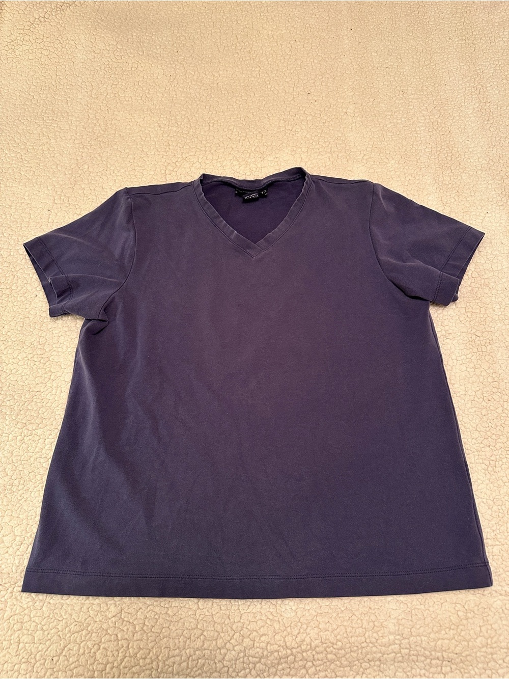 Lands' End V-Neck Tee in Dark Blue (Purpley hue)